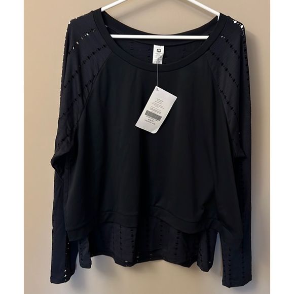 Fabletics Shelby Black Athletic Top Size 2X - Picture 4 of 8